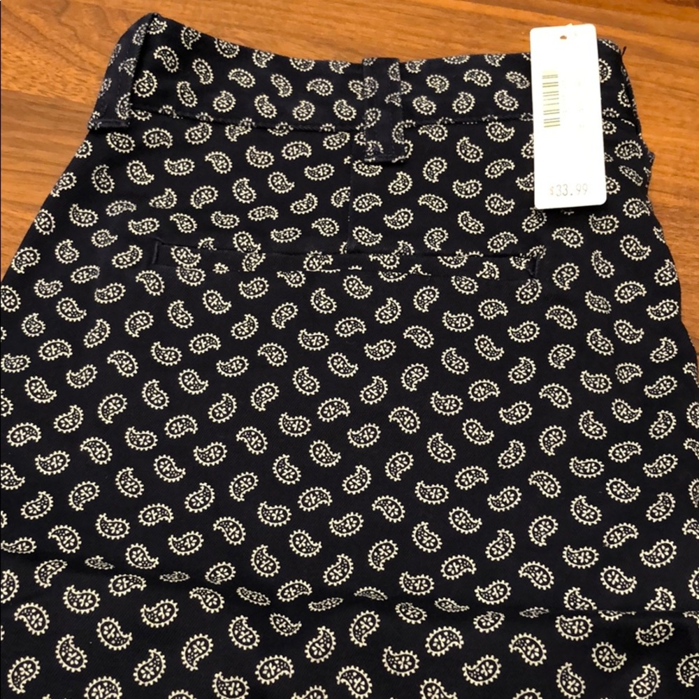 NWT Men’s paisley pattern J crew shorts - Picture 1 of 4